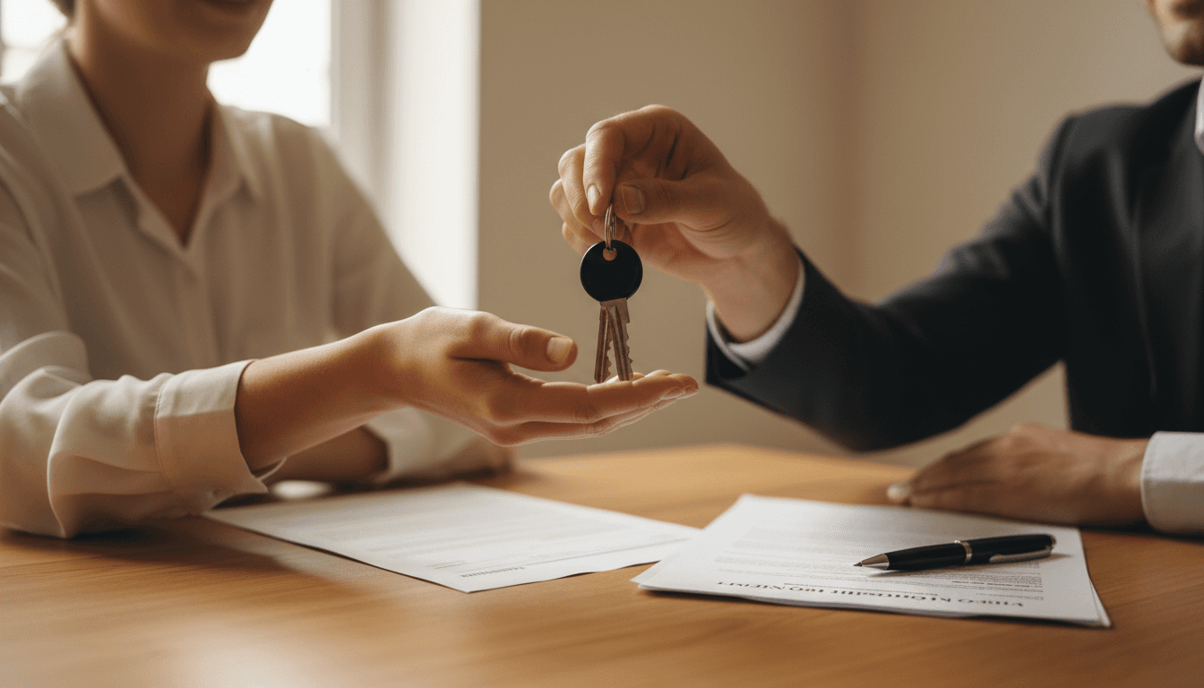 Property handover and successful transaction closure